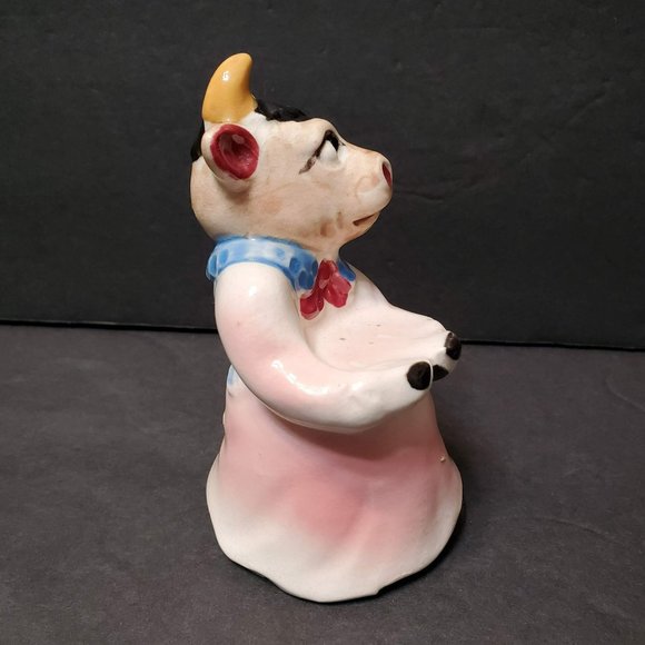 Cow Air Plant Holder, Airplant Gift, Farm Animal Planter, Cow Figurine, Airplant - Picture 9 of 9